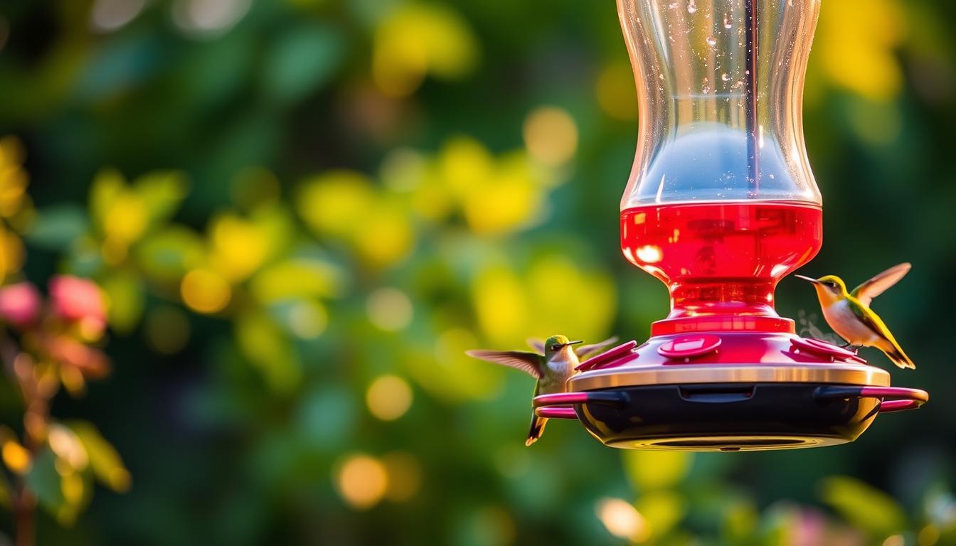 birds hummingbird feeder