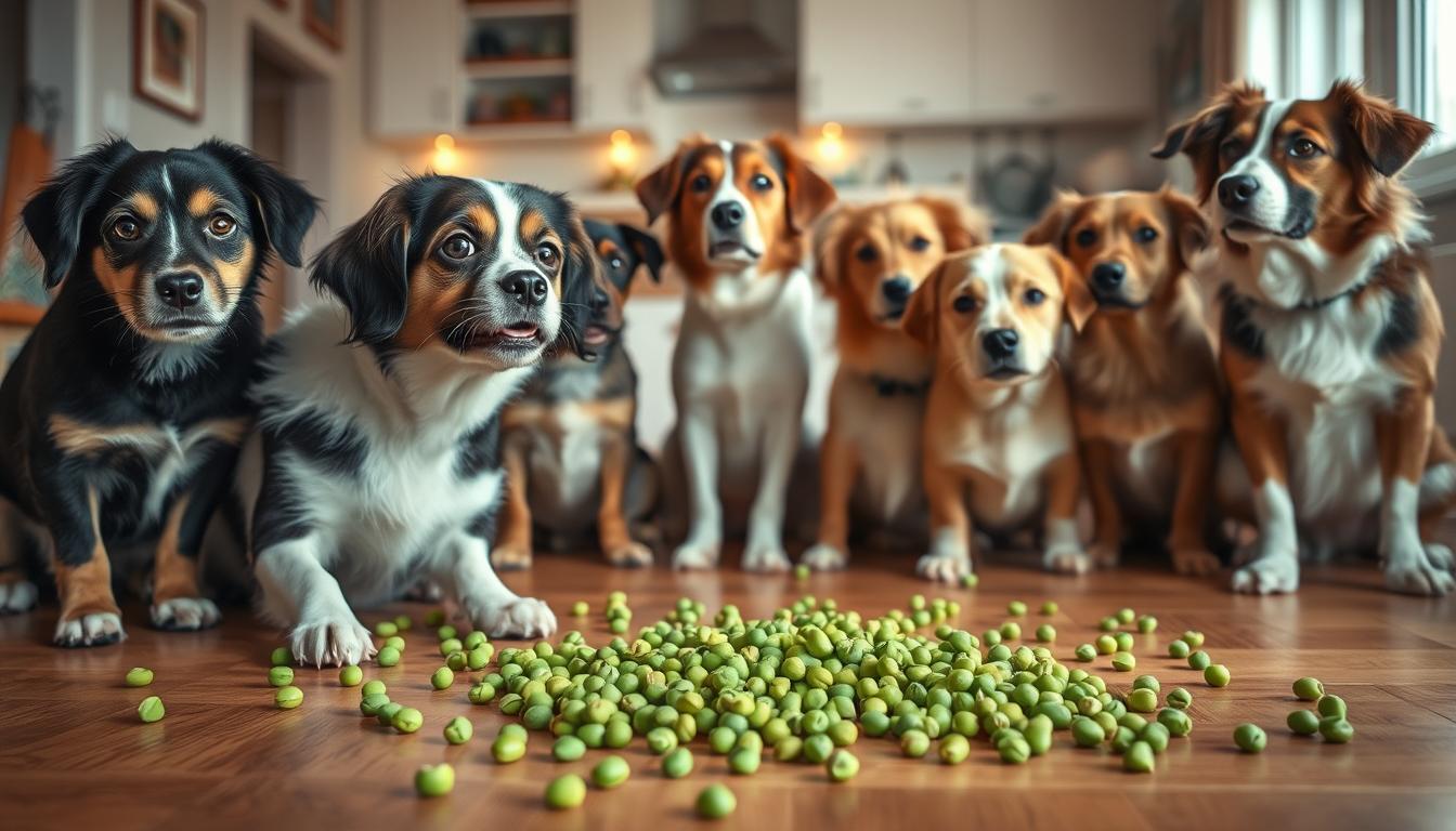 can dogs eat peas