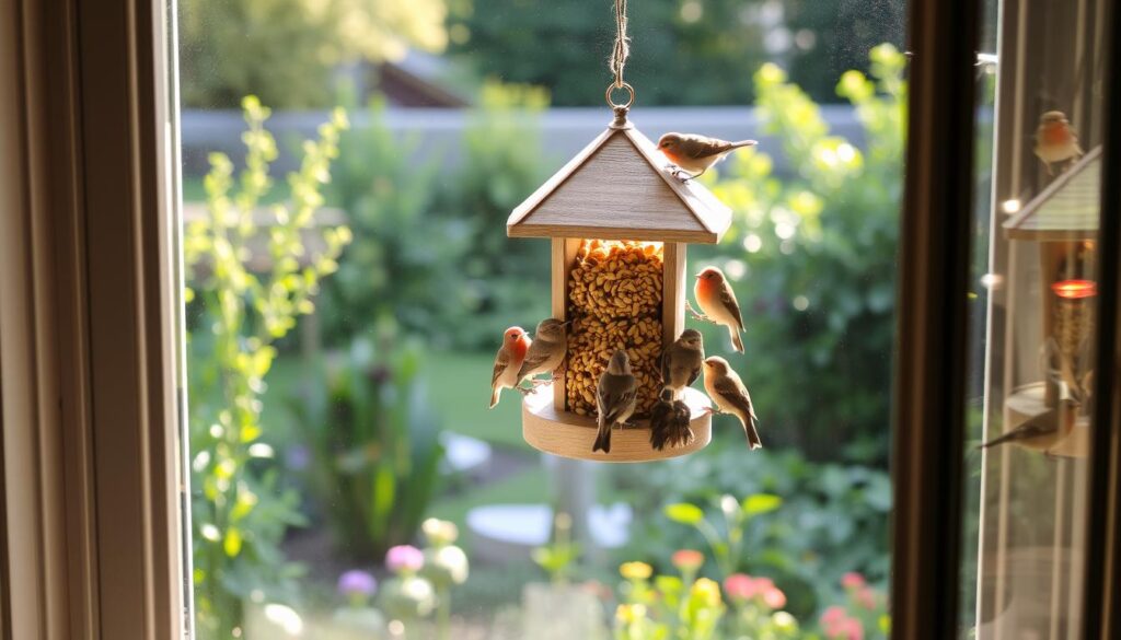 window bird feeder